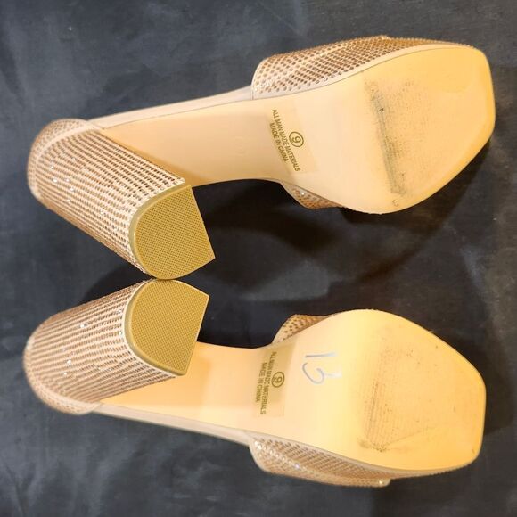 BRAND NEW OLIVIA JOHNSON BLOCK HEEL OPEN-TOE SANDAL - Picture 12 of 16